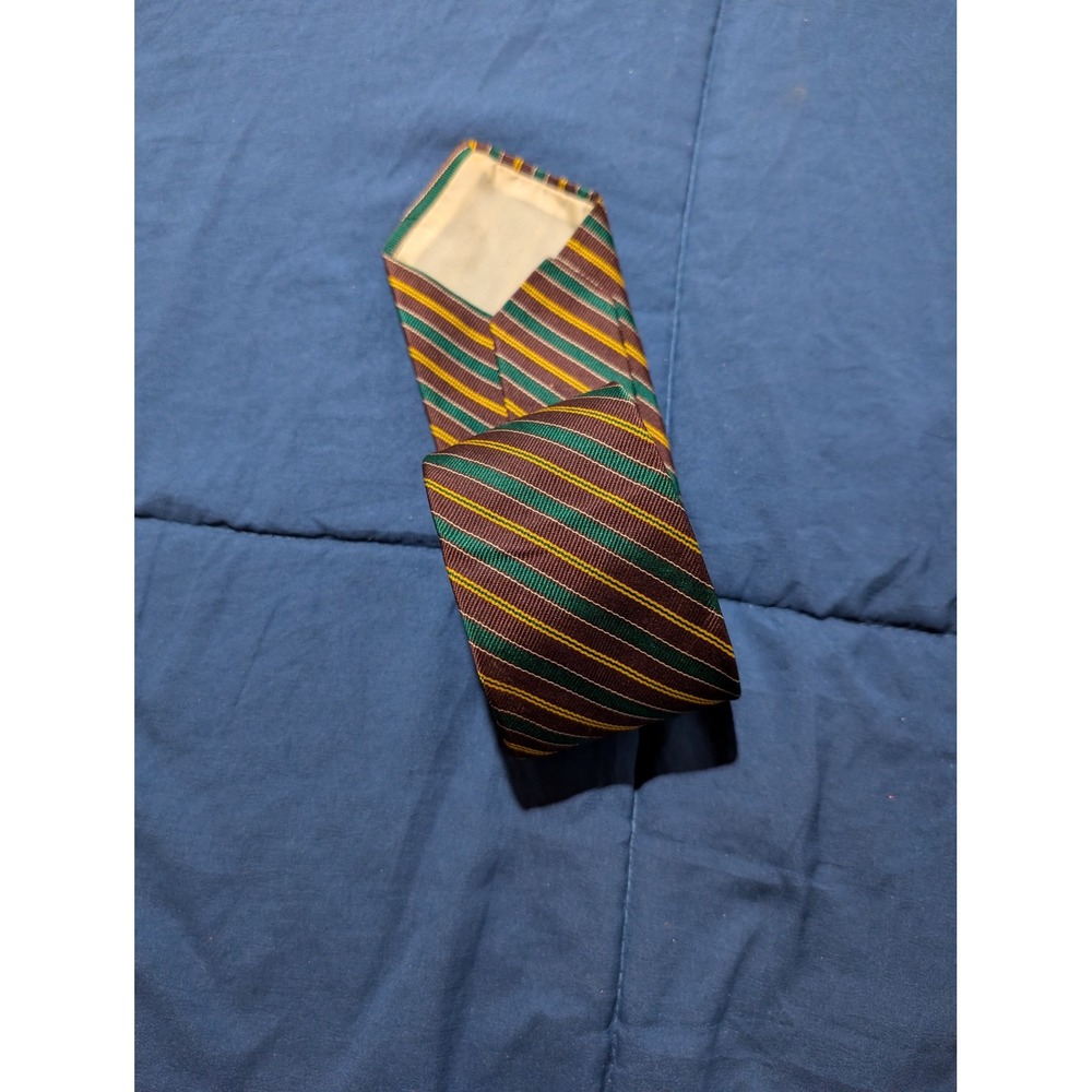 Brooks Brothers‎ Striped Silk Tie Woven in England Vintage 3x56